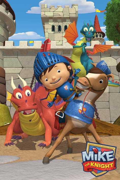 Pyramid_Intl's tweet photo. #MikeTheKnight posters have been released this week and are galloping their way to a store near you! @MiketheKnightUK http://t.co/rI31s8cJ