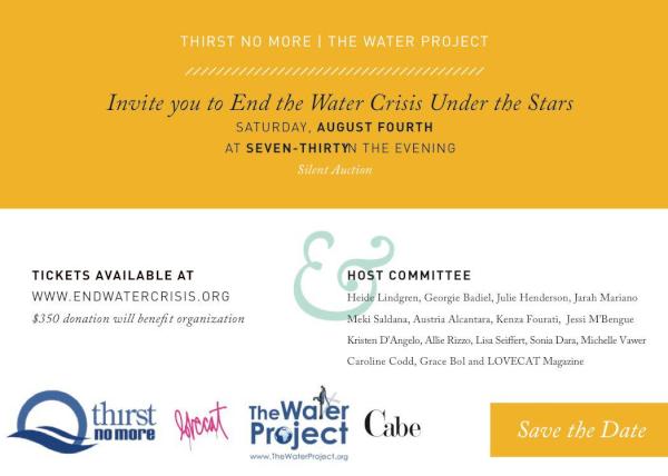Models4Water's tweet image. Co-Founders @heidelindgren &amp;amp; @georgiebadiel wants to END THE WATER CRISIS! Join them this Sat in the #Hamptons!