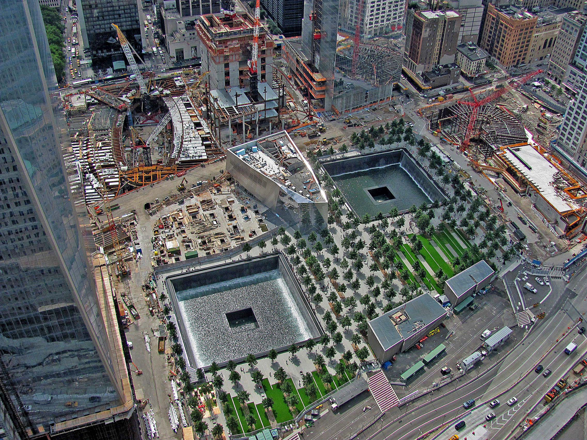 Progress on the World Trade Center as of August 3, 2012. Picture by @WTCProgress
