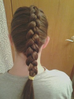 LibbyMcRae's tweet image. #ReverseFrenchBraid
