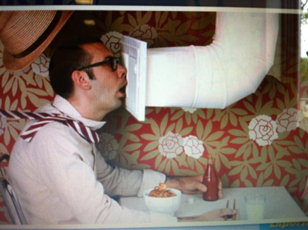 VanValer_HVAC's tweet photo. Tired of eating dinner like this man?Give us a call at 8819074 so we can make your dinner a safer &amp; more relaxing time http://t.co/fZDTmo7D