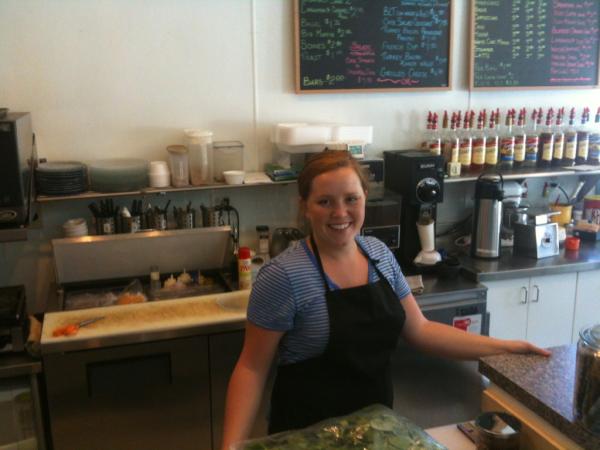 My Jackie running Jack's in New London. #fb