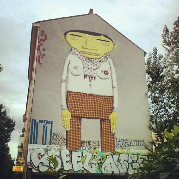 In #Berlin we found one of our favorites #OsGemeos #streetart