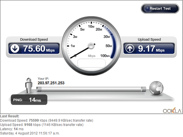 NZDynamite's tweet photo. Warp Speed with @TelstraClearNZ http://t.co/2wmfGNBI