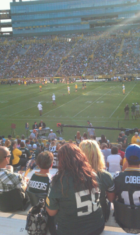 tdarnold55's tweet image. pure seats #PackerTime