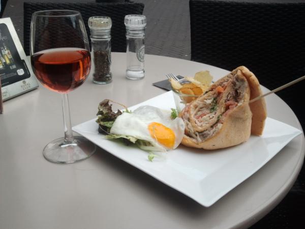 mmm lunch tijdens mijn dag winkelen zonder kids... heerlijk!