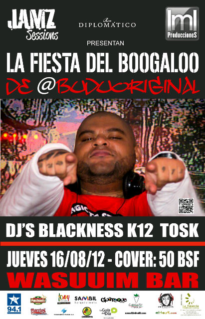 imiproducciones's tweet image. Jue 16 Agosto La @FiestaBoogaloo en @WasuuimBar de @BuduOriginal con @Dj_Blackness @elkiko12 @eltosk @ImIProduccioneS