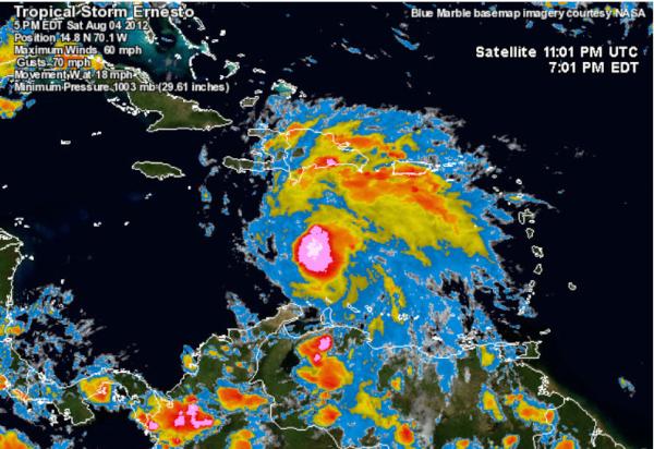 COE_RD's tweet photo. imagen actualizada de Ernesto.......... http://t.co/FUp6YWuA
