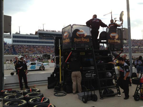 PRracing's tweet photo. Intros are over and we are getting ready to fire up the engines. @Mc_Driver http://t.co/qvWkm9gI