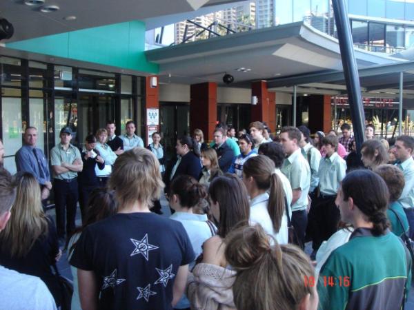 MichaelWiegman's tweet photo. Induction day for our New Store on the Gold Coast, Surfers Circle can't wait to open with the team on Wednesday. http://t.co/PnVR1LRV