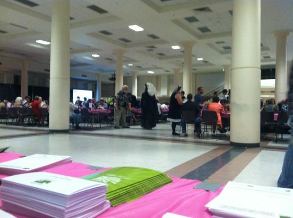 eileenpollet's tweet photo. Almost time for gay bingo!! The #WA4M table is selling out of tshirts! Come get one before we run out! http://t.co/UfZIc21P