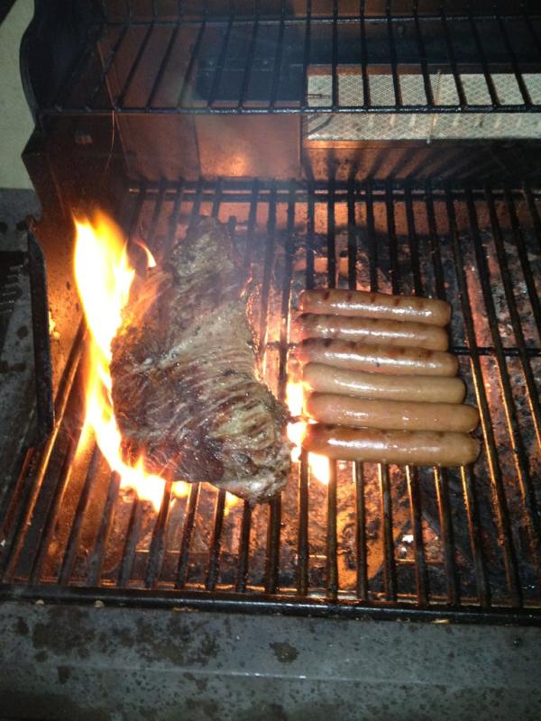 PeterCBeal's tweet image. @PhilHughes65 have I over cooked dinner? Again! #firegood