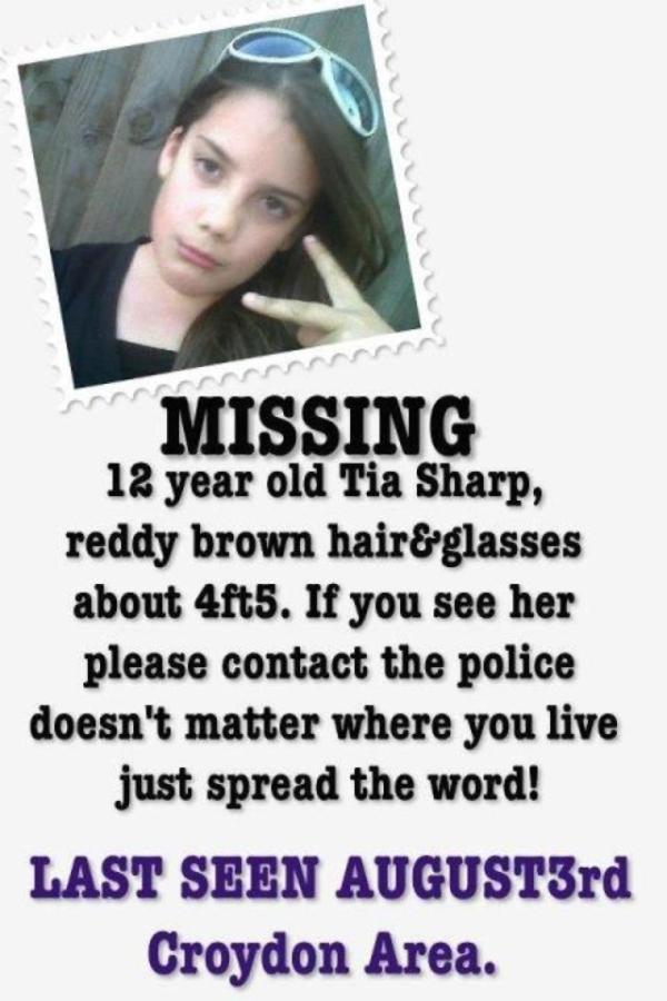 faymousfaye's tweet photo. Please RT to help raise awareness of MISSING 12yr OLD #TiaSharp @CherylCole @officialtulisa http://t.co/wcAxSdoZ