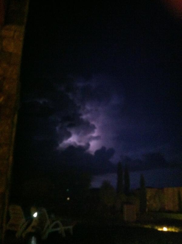 Lightening tonight at lake Garda