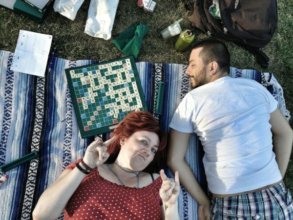 petovia's tweet photo. Scrabble in the park ... and the winner is ... @Koale ;) http://t.co/908RRfRl