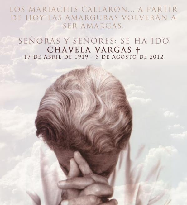 ChavelaVargas's tweet photo. Las amarguras volverán a ser amargas, señoras y señores, se ha ido Chavela Vargas † 1919-2012 http://t.co/qO75tHkY