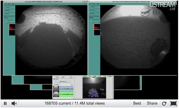 microsiervos's tweet photo. Imágenes de Marte vía Curiosity #GoCuriosity #GoMSL #VamosMSL http://t.co/7sV24nvW