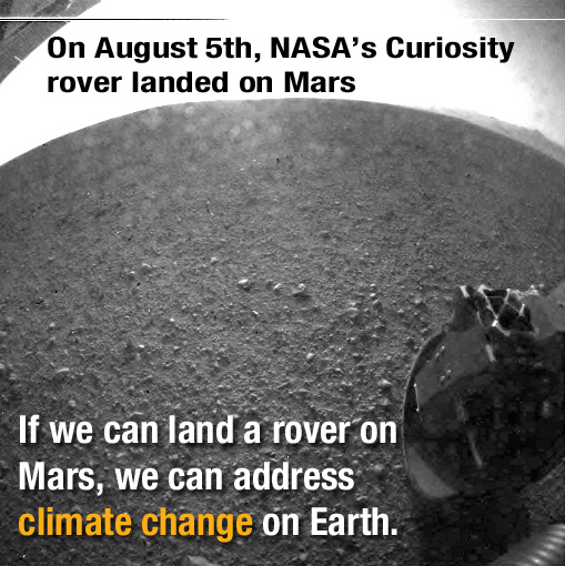 WagnerSolarInc's tweet photo. RT @greenpeaceusa: If we can land a rover on Mars, we can address climate change on earth #Curiosity @MarsCuriosity http://t.co/B5WgVmEJ