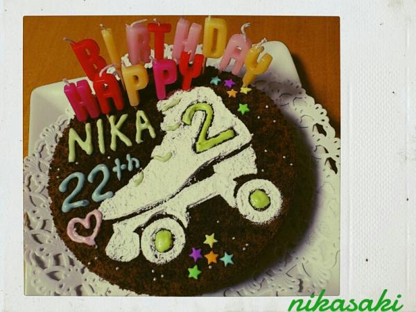nikataka02's tweet photo. にかのケーキ出来た！ケーキ屋さんに頼んだら可愛いのが出来たけど、手作りでごめんなさい二階堂���ん(__)汚くてごめんなさい二階堂さん(__) http://t.co/oY92VZRs