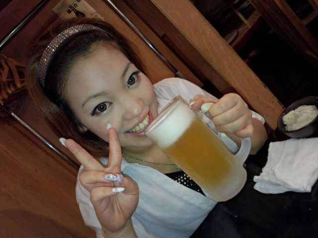 稽古終わりの飲み（●＾o＾●）♪ 宮下ちはるちゃんてす♪ http://t.co/3JwpuuDa<a href="/tag/vividcolor"class="tags"><span>#vividcolor</span></a>