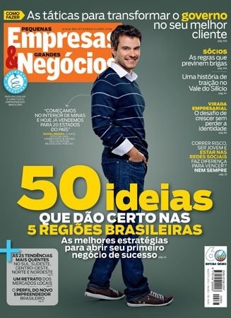 BancaVanzi's tweet photo. 50 idéias que dão certo em todo o Brasil. Confira a capa da @peqempresas de agosto: http://t.co/vnP5kPCp
