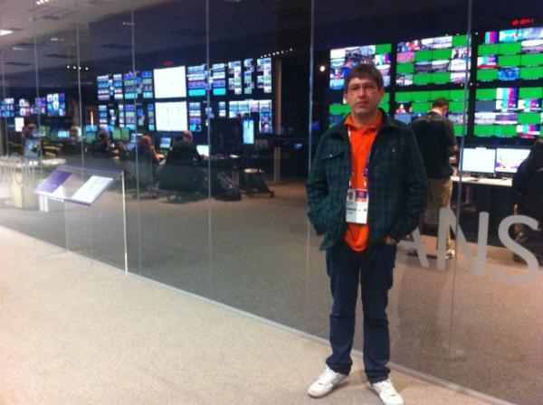 Silviopv's tweet photo. OBS em London no IBC http://t.co/tTMQzYzV