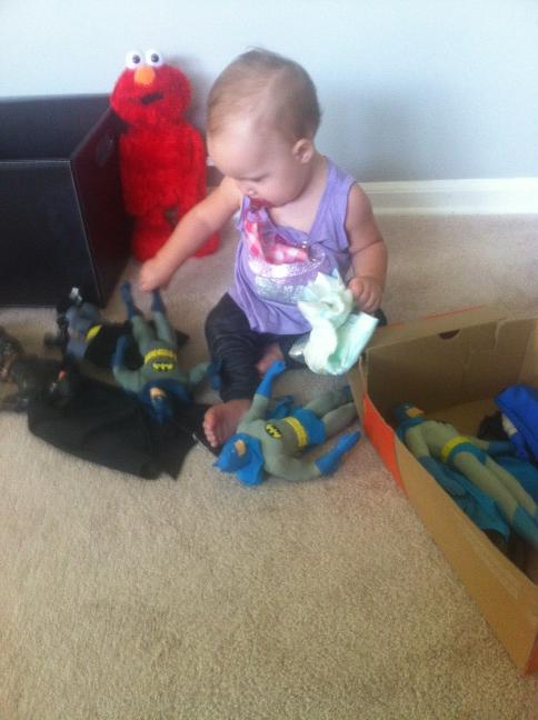 pauladams87's tweet photo. Playing with dads batman toys. Proudest day of my life #prouddad http://t.co/FK4pCDIn