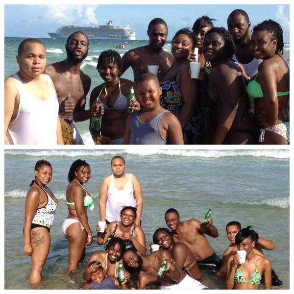 SkinnyQue's tweet photo. RT @Notforgiven: @fufuyousexy @HunnyB27 @lexxyy27 @QdaOMNI @SkinnyQue @villainandahero http://t.co/8R7fYFym » GREAT DAY...liq then food