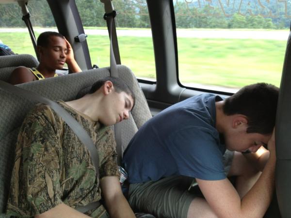 CampAdventures's tweet photo. Laser tag tired us out. http://t.co/uaDKp8jW