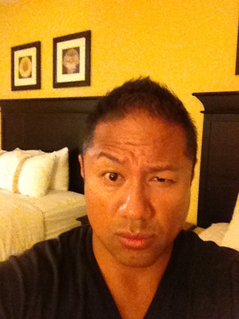 garzaldee's tweet photo. So I get to my motel room and they expect me to sleep in 2 beds? http://t.co/pdST4sJX