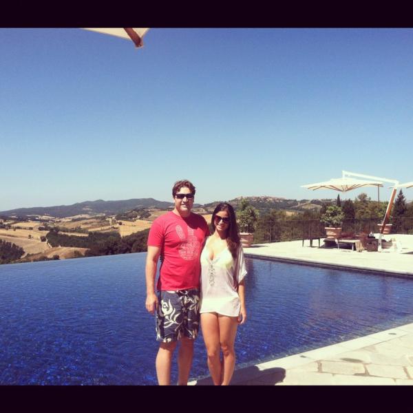 JackieGordon's tweet photo. In one of the most beautiful places on earth, under the Tuscan sun with @MarcusKline http://t.co/yLlue1a9