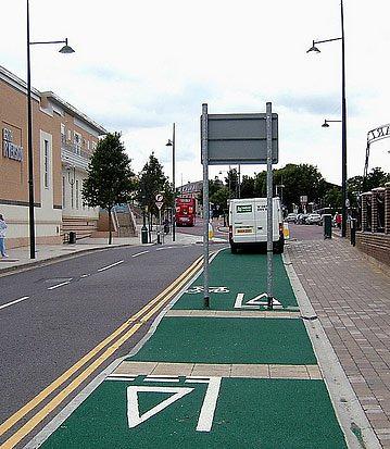 CyclingHumour's tweet photo. It's great news to hear that the government is finally investing money in putting cycle paths everywhere possible http://t.co/86esudXt