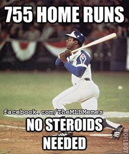 Mlb Memes On Twitter Yesterday Was The 5th Anniversary Of Bond S 756th Homer Give A Retweet For Hammerin Hank Who Did It Clean Mlbmemes Http T Co Jju1d4hb mlb memes on twitter yesterday was