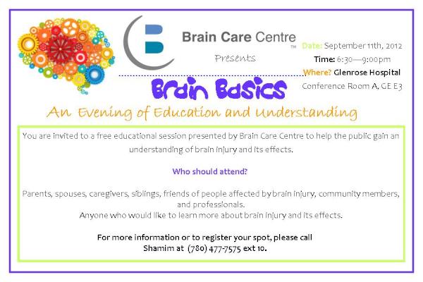BrainCareAB's tweet image. Ready to learn more about #BrainInjury and its effects?! Join us Sept 11 for #BrainBasics: An Evening of Understanding.