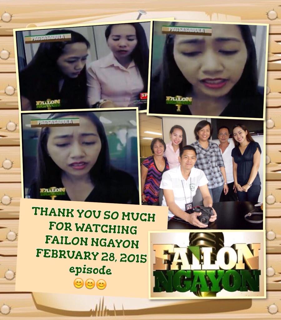 madelyn_gcaadan's tweet image. ThAnks f0r wAtching @Failon_Ngayon 
2/28/2015 ep.❤️😊
#FailonNgayon #Failon #AbsCbn #tfc
@GlobalTFCtv 
@FailonNgayon_