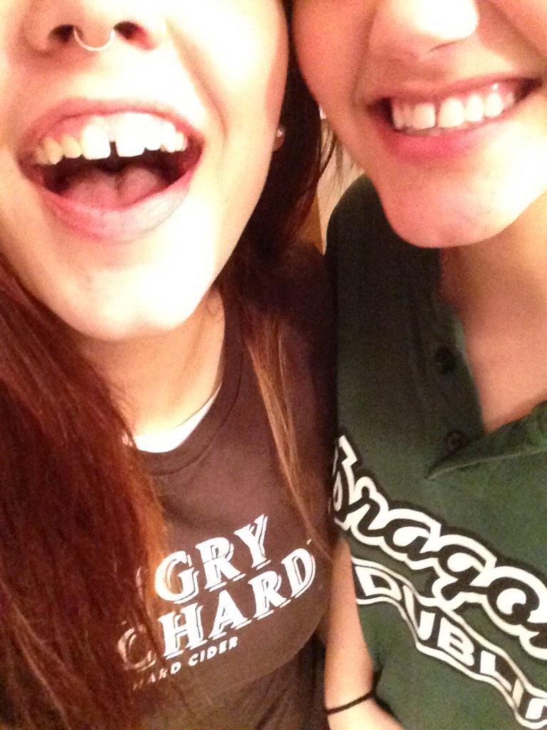 mellybish's tweet photo. My fav gap tooth bitch is 21 today @_kaylaryan #gaps #notthighgaps #teethgaps #fuckyou http://t.co/S60HwRWeAm