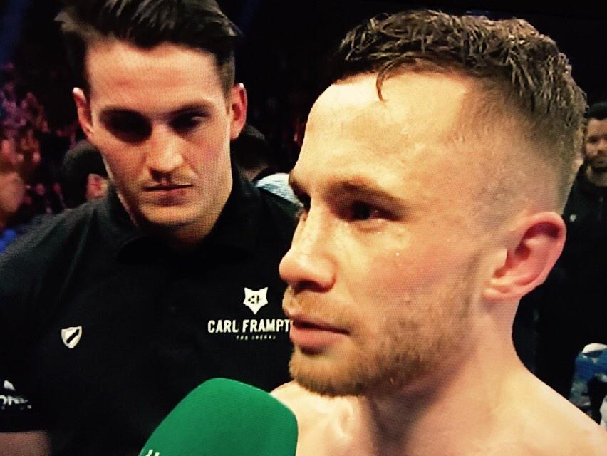 PlayerLayer's tweet photo. Well done @RealCFrampton sensational win! @ClonesCyclone #bestintheworld #belong http://t.co/Hk6oFPOLTy