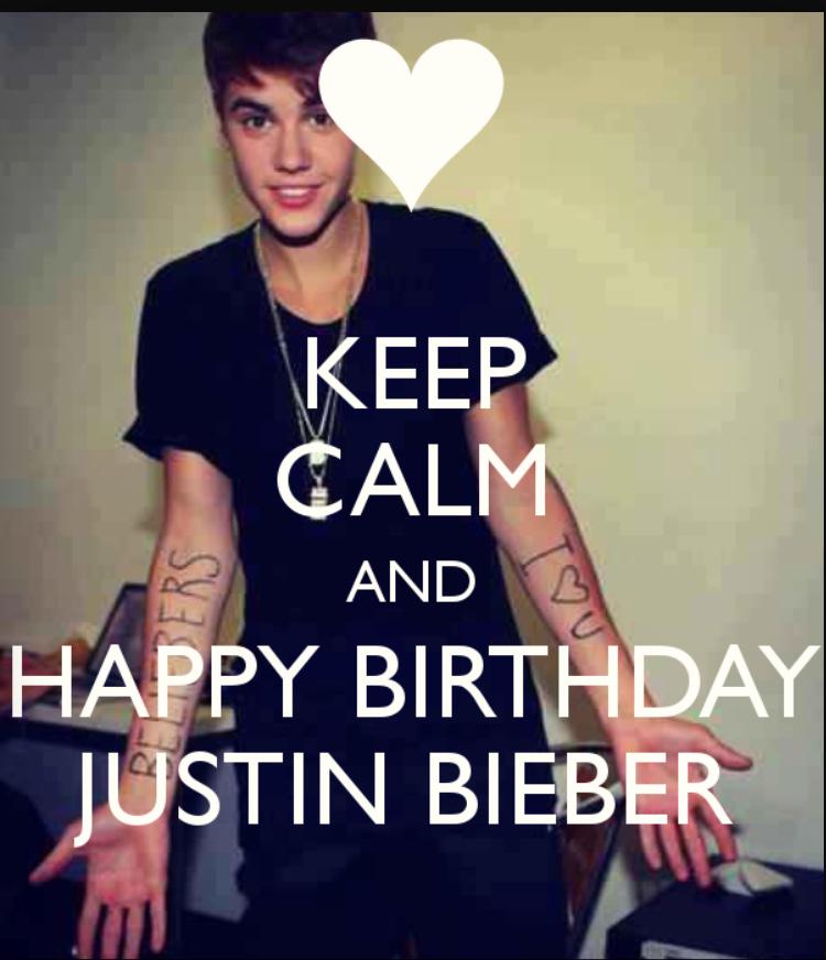 Happy birthday Justin Bieber 21 tomorrow 