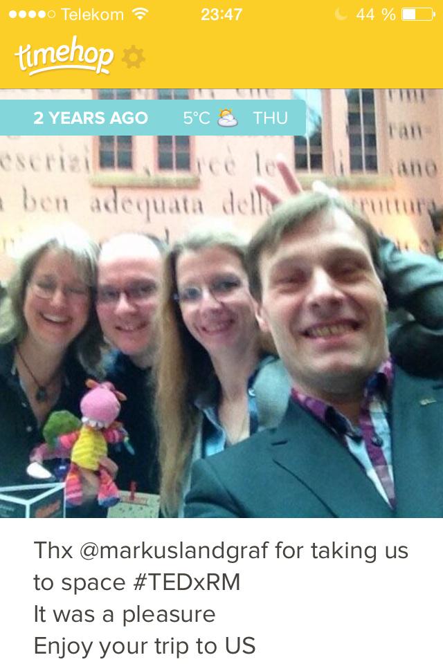 4tuneQkie's tweet photo. More inspiring @TEDxRheinMain #TEDxRM memories๐
@MarkusLandgraf talking about a #SpaceElevator
http://t.co/oFpQIeS08O http://t.co/G6vAJMW1pV