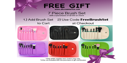 DKCCosmetics's tweet photo. Visit our website http://t.co/a1IHljZ4Uv to get your free brush set!! #makeup #cosmetics #makeupjunkie #makeupaddict http://t.co/Wnja9UJrpp