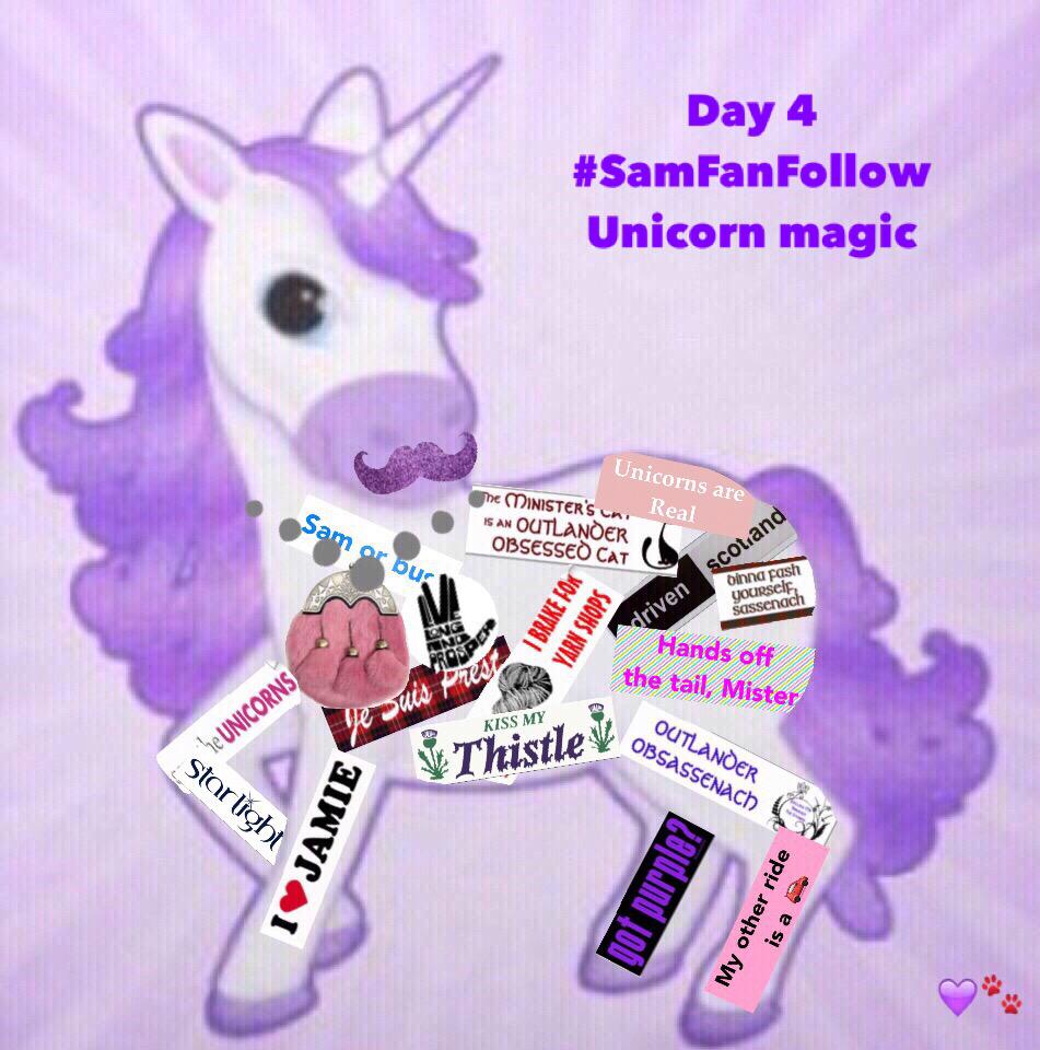 Bouton_Barks's tweet photo. @stenbergmika #samfanfollow @SamHeughan #niceStash #starlight #UnicornsAreReal http://t.co/C2OoFKVRvj