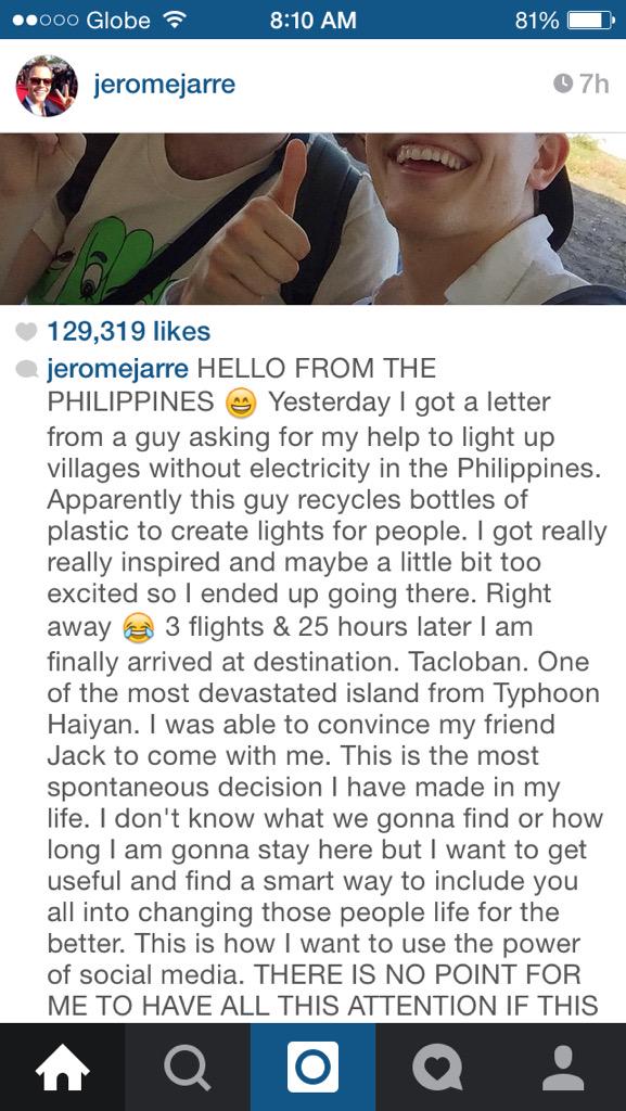 cams_submissive's tweet photo. He's the real mvp👍🎉 @jeromejarre #jeromejarretoPH http://t.co/8TzFxVFvSY