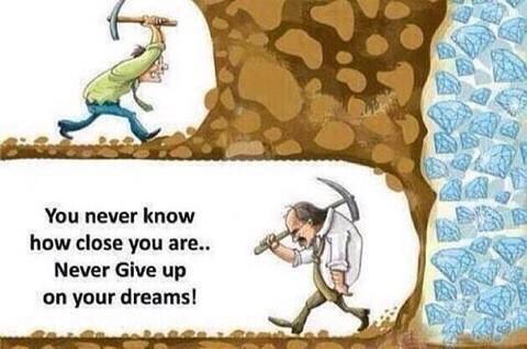 Sports_Wisdom_'s tweet photo. Never give up. http://t.co/quJCcRyia7