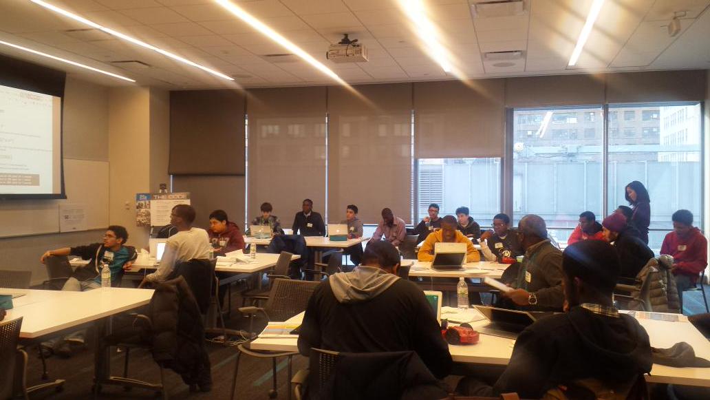AllStarCode's tweet image. A special thanks to @MicrosoftNY for hosting us at #WorldofCoding today! #YouthSpark