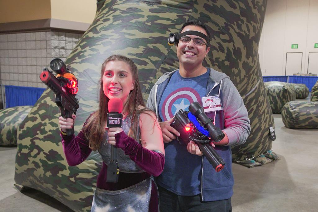 SharpPro's tweet image. Playing laser tag at @LongBeach_CC with @TBTAuthor and @sharp_andy1