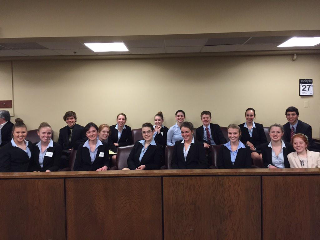 wlhsmocktrial's tweet photo. Both the Gold and Green Team have advanced to the state competition! #mock2015 http://t.co/lJ77vmaie4