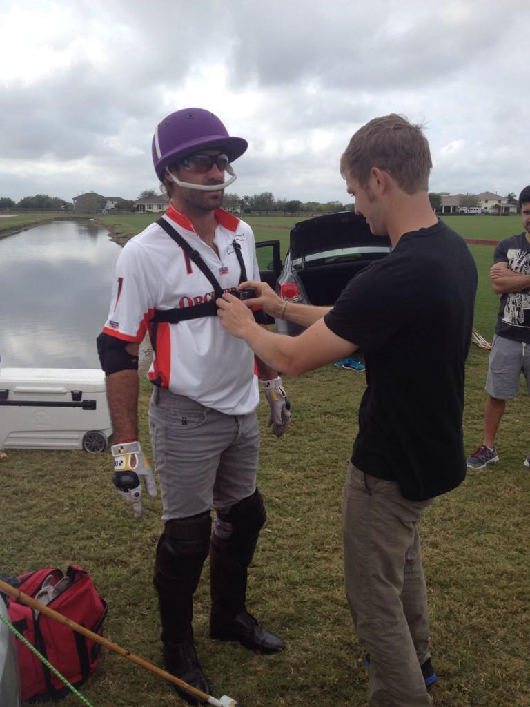Ty putting <a href="/GoPro/">GoPro</a> on <a href="/facundopieres/">facundo pieres</a>  for some morning polo