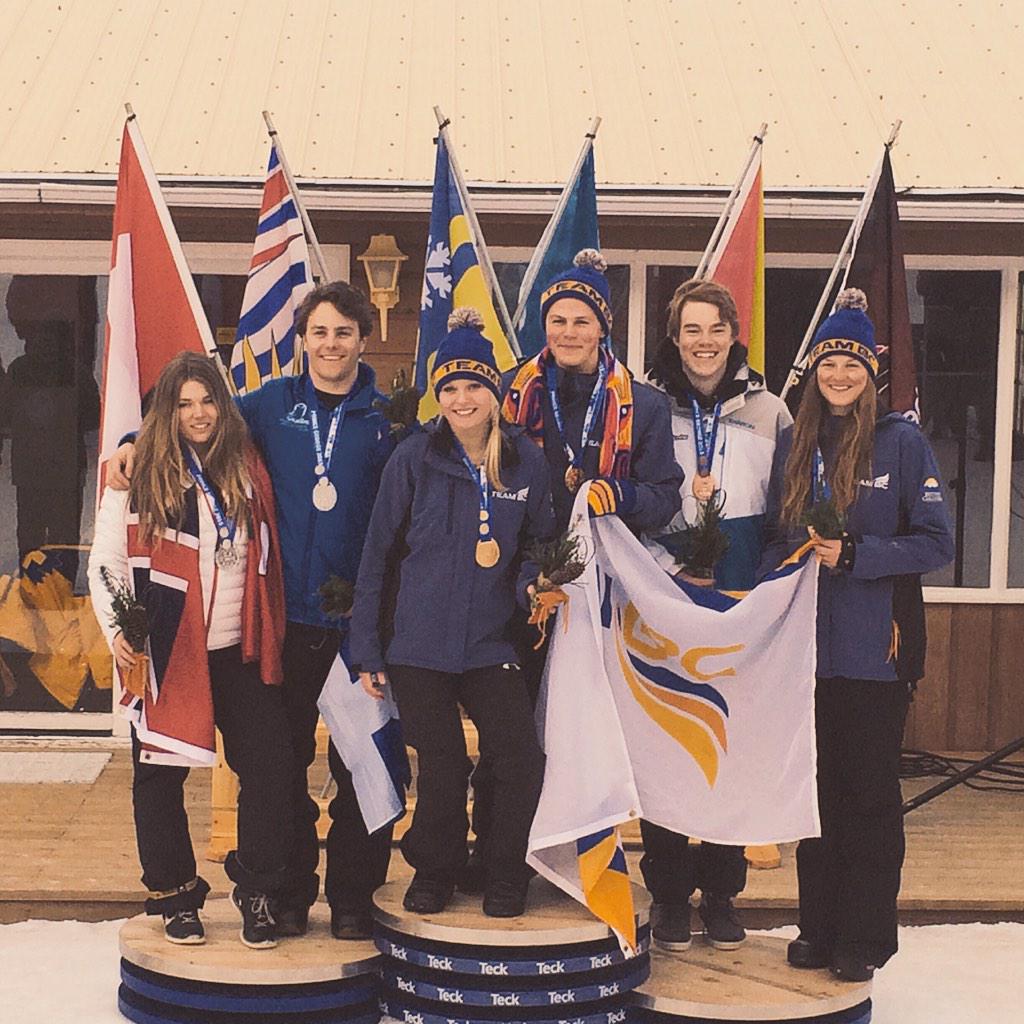 Today's <a href="/2015CanadaGames/">2015 Canada Games</a> podium snowboard SBX <a href="/teamnovascotia/">Team Nova Scotia</a> <a href="/bcsnowboard/">BC Snowboard</a> @TeamONTMedia @TeamONTMedia <a href="/aqsnowboard/">Ass Québec Snowboard</a>