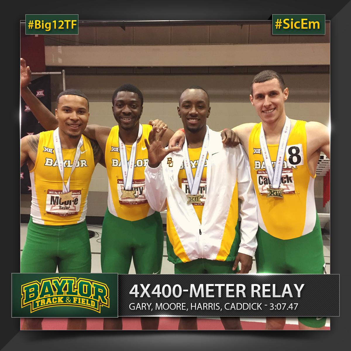 “@BaylorTrack: Baylor has won the #Big12TF indoor 4x4 race 14 times in the last 19 years. #QuartermilerU ” Go Kevin!