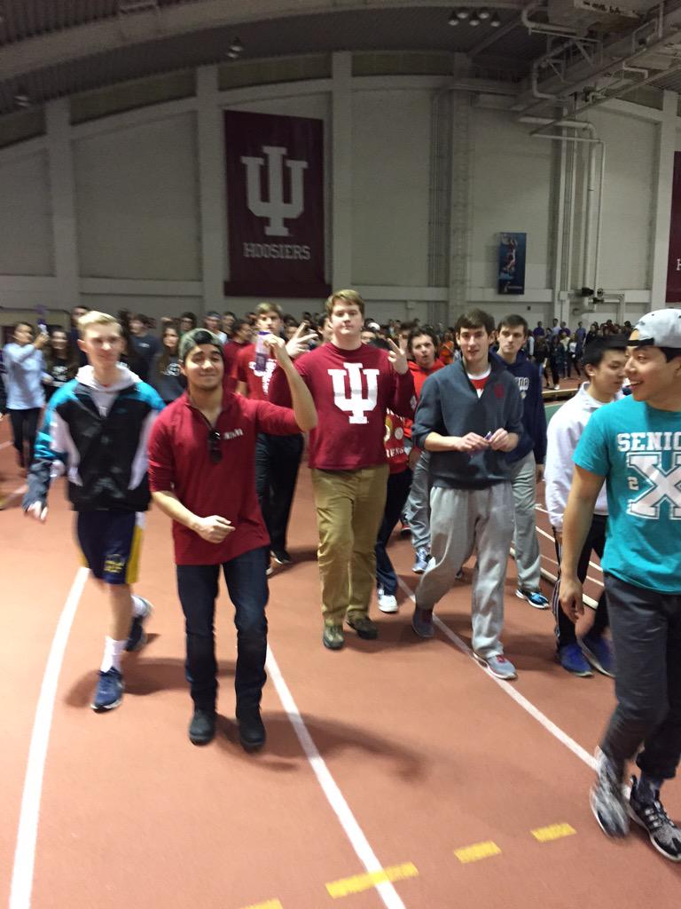 Opening lap of the Relay for Life!